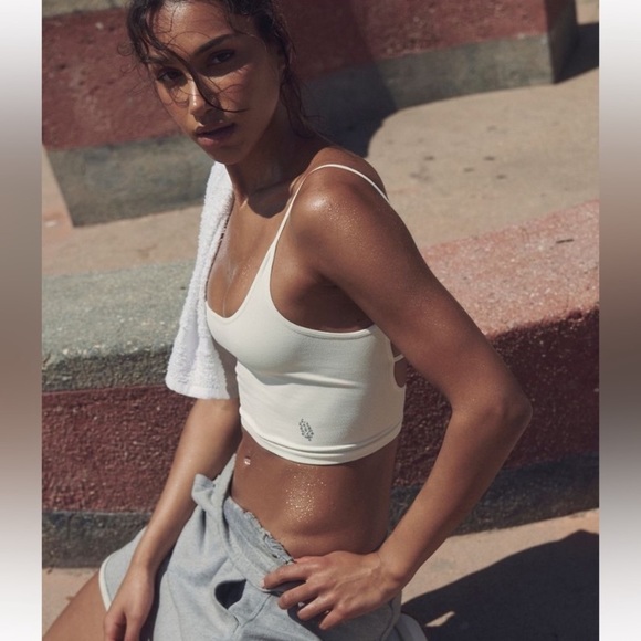 NWOT! FP Free People Movement Tighten Up Low Back Tank Sz M/L - Picture 4 of 7